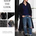 Ficerd 3 Pack Men's Big and Tall V Neck Shirts Cotton Long Sleeve Tops Plus Size Lightweight T-Shirts Casual Basic Tees (Gray)