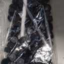 (Pack of 72) 2oz Small Clear Glass Bottles(60ml) with Lids Boston Round Travel Bottles for Vanilla Hot Sauce Juice Whiskey Liquid come with 72 Labels,5 Funnels,5 Droppers,1 Brush