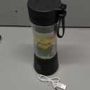 Portable Blender Cup,Electric USB Mini Juicer Blender For Shakes and Smoothies, Juice,380ml, Six Blades Great for Mixing,Black