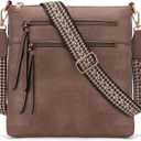 GEMIU Crossbody Bags for Women Vegan Leather Shoulder Bag with Multi Pocket, Adjustable Strap Purses