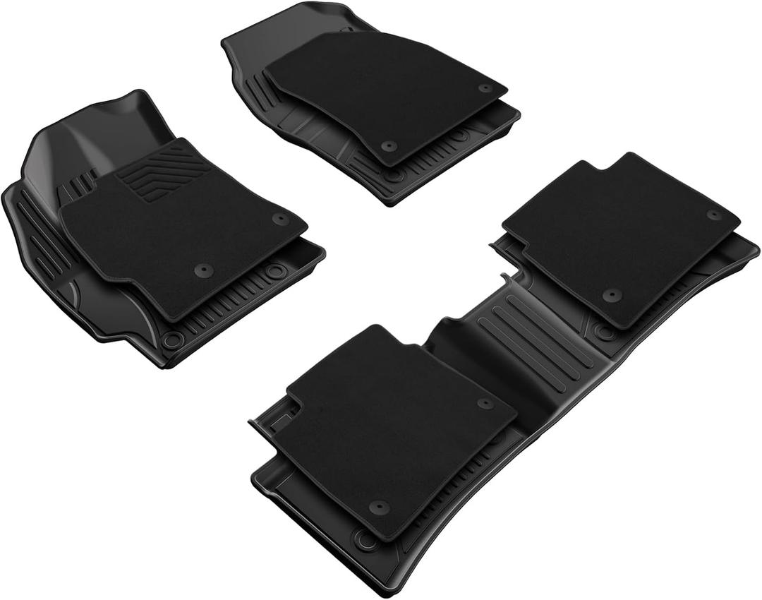 2025 Corolla Double Layer Floor Mats Compatible with 2020-2024 Toyota Corolla Sedan,Durable & Comfortable Protection Floor Liners-AOMSAZTO.