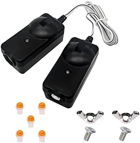 41A5034 Safety Sensor Kit Compatible with Liftmaster Chamberlain Sears Craftsman Garage Door Opener Made After 1997. Safety Sensors Beam Eyes, Replace G801CB-P