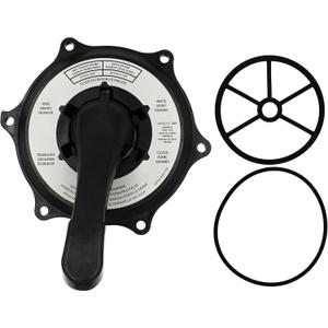 SPX0710XBA17 Key Cover and Handle Assembly Replacement for 1 1/2 inch Hayward SPX0710X32,SP0710X62,with Gasket and O-Ring.Not fit for Vari flow XL and 2inch pipe valve.