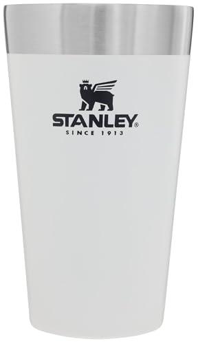 STANLEY Adventure Stacking Beer Pint Glass 16oz | Stackable Drinking Cup for Cold Beverages | Dishwasher Safe | Insulated Stainless Steel Tumbler | BPA-Free | Polar Pack Of 2