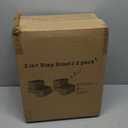 2-Step Toddler Step Stool, Non Slip Kids Step Stool for Bathroom Sink & Toilet Potty Training, Sturdy Stable Base, 10Height Supports 220 lbs (2Packs White)