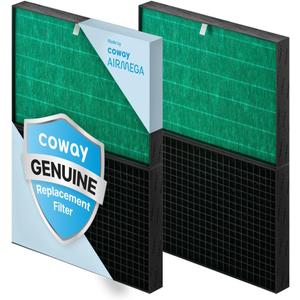 COWAY Airmega ProX Genuine Replacement Filter Set, HEPA Filter and Active Carbon Filter