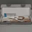 Astercook Knife Set, 13 Pieces Kitchen Knives Set with Healthy Anti-Rust Coating, Dishwasher Safe, Stainless Steel Chef Knife Sets with 6 Blade Guards, Perfect Holiday Gifts for Kitchen (Large, Cream)