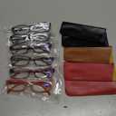 Gaoye Reading Glasses for Women, 6 pack Fashion Readers for Women Men Spring Hinge Eye Glasses, Blue Light Reading Glasses