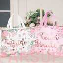 PARSUP 12PCS Bride to Be Bags, Hen Party Tote Bags with Handles, Bridesmaid Treat Bags, Wedding Bridal Shower Gift Non-Woven Bags for Gifts Wrapping, Bachelorette Party Supplies, 12.8"9.8"6.7"