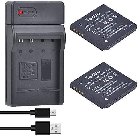 Tectra 2-Pack DMW-BCK7 DMW-BCK7E DMW-BCK7PP Battery and Charger Kits for Panasonic Lumix DMC-TS30, DMC-FH25, DMC-FP5, DMC-FP7, DMC-FH2, DMC-FH5, DMC-FH24, DMC-FS16, DMC-FS18, DMC-FS35, DMC-FS37 Tectra 2-Pack DMW-BCK7 DMW-BCK7E DMW-BCK7PP Battery and Charger Kits for Panasonic Lumix DMC-TS30, DMC-FH25, DMC-FP5, DMC-FP7, DMC-FH2, DMC-FH5, DMC-FH24, DMC-FS16, DMC-FS18, DMC-FS35, DMC-FS37