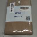 Nestl Bedding Pleated Bed Skirt - Luxury Microfiber Dust Ruffle - Sleek Modern Bed Skirt - 14" Tailored Drop, Queen, Taupe