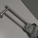 JQK Double Towel Bar 27 Inch, Brushed Steel Useable Length 24 Inch 304 Stainless Steel Thicken 0.8mm Bath Towel Rack for Bathroom, Towel Holder Wall Mount, TB100L24-BN