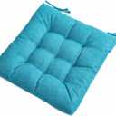 SQUARE MOON 4 Pack Chair Cushions, Seat Cushions, Chair Pads, Chair Mat for Indoor, Outdoor Dining Chair, Kitchen Chairs, Dining Room Chairs (16" 16" 4 Pack, Light Blue)