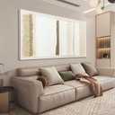 Abstract Modern Canvas Wall Art Brown and White Painting Decorations Artwork Prints Neutral for Living Room Bedroom Office 20"X40"