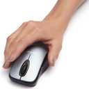 Amazon Basics 2.4 GHz Wireless Optical Computer Mouse with USB Nano Receiver, Portable, Silver