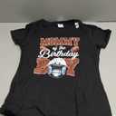 Mommy of The Birthday Boy Football Party Family Matching T-Shirt S