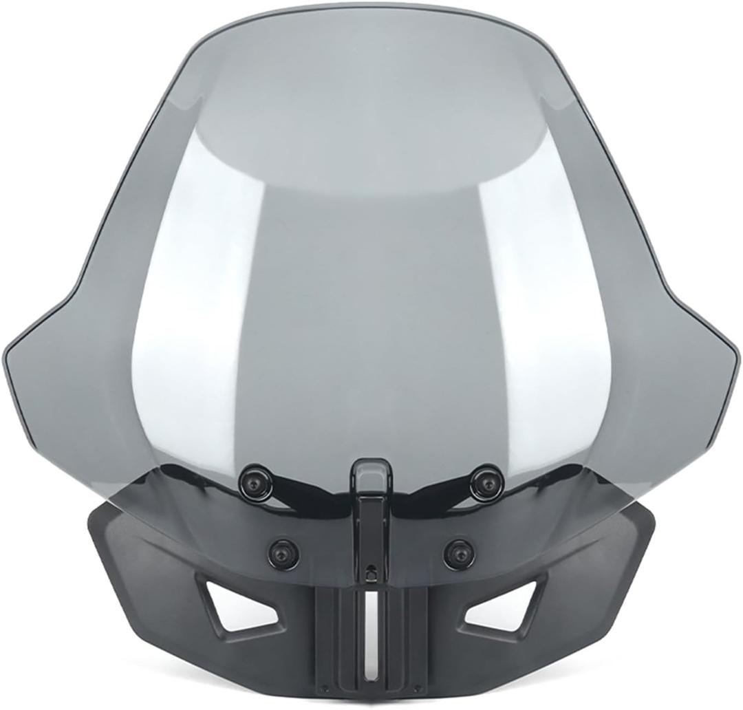 Adjustable 3 inches Front Windshield for Can-Am Ryker 600 900 Sport Rally Edition 900 ACE 2019-2023 All Models, Front Wind Deflectors Motorcycle Accessories 150% Larger Wind Shield