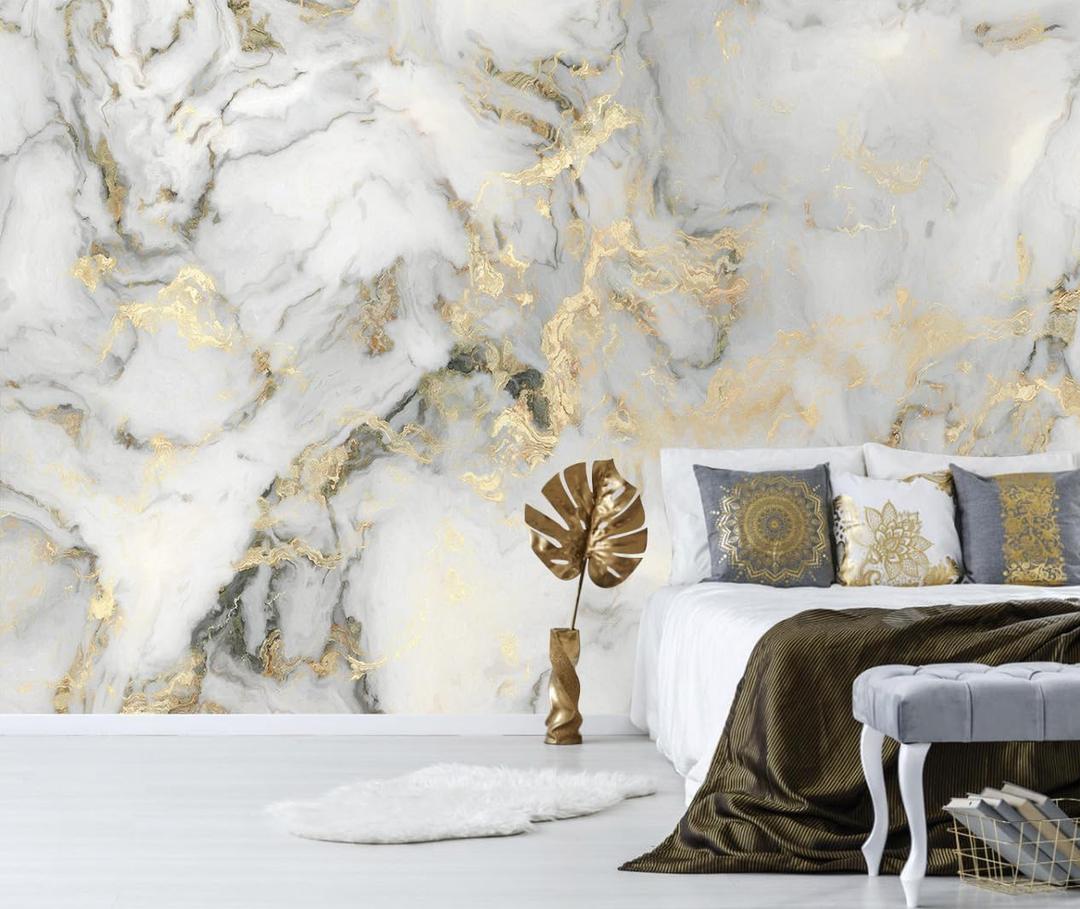 Abstract Marble Background Wall Mural Wallpaper Peel and Stick for Living Room Office 157"x108"