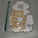 26pcs White Cookie Boxes with Window, 4x4x2.5 Inches Small Bakery Boxes with 36pcs Stickers, for Mini Cake Cookies Treat Dessert Pastry Donuts Macaroon Strawberries Chocolate Cupcakes Candy