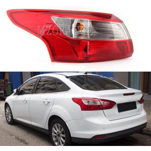 Tail Light Lamp Rear Brake Lamp Stop Indicator Light For Ford Focus Sedan 2012 2013 2014 with Bulb (Left Driver Side)