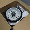 BLACK+DECKER Rice Cooker 6-Cup (Cooked) with Steaming Basket, Removable Non-Stick Bowl, White