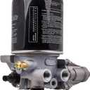 maXpeedingrods Air Dryer for Meritor System Saver 1200 Series, replacement for R955205 4324130010 12V Interior Cab Fresh Air Filter for Peterbilt, Black