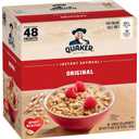 Quaker Instant Oatmeal, Original, Individual Packets, 0.98 Ounce , 48 Count (Pack of 1 ) (EXP 03/25/27)
