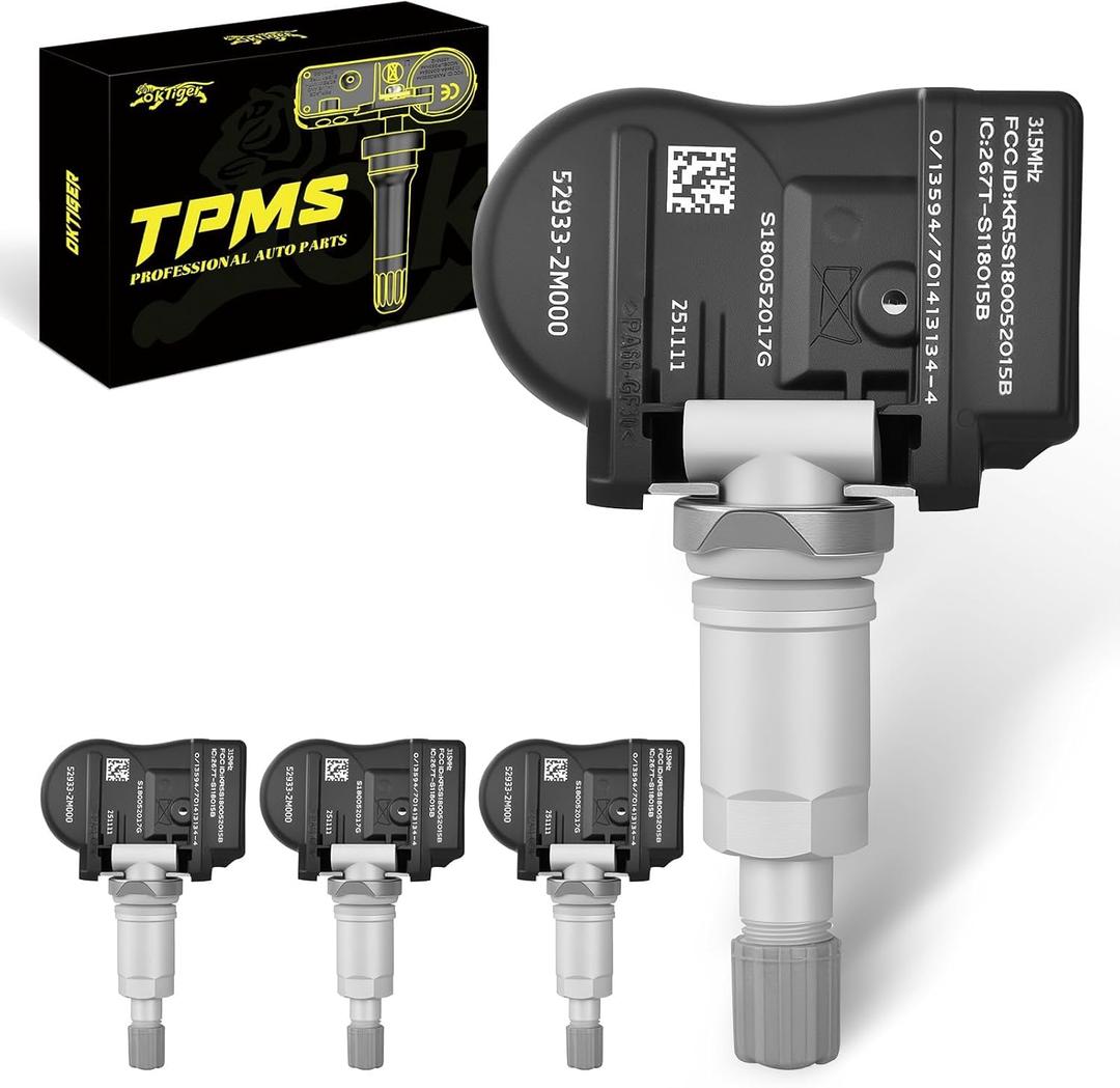 Oktiger 315MHz TPMS Sensor Pre-Programmed Fit for Kia Optima 2011-2015, Forte 2010-2013, Soul 2010-2013, Sorento, for Hyundai Accent Sonata Elantra GT, Tire Pressure Sensor OE#529332M000