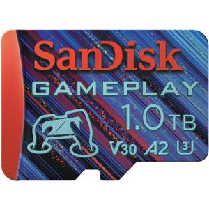 SANDISK 1TB Gameplay microSD Memory Card for Mobile Gaming - Up to 190MB/s, for Handheld Console Gaming - SDSQXAV-1T00-GN6XN