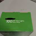 2 x Home Accents Holiday 100ct Warm White LED Mini String Lights w/Green Wire NEW