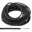 PATIKIL 16.4Ft 14AWG Electronic Wire, -30 to 200 Degrees Celsius Insulated High Temperature Resistant Electrical Flexible Silicone Cable for Lamp Boiler Heater, Black