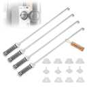 New WTW5105HW2 WTW5100HC0 WTW5105HW0 MVW6230HW2 WTW5057LW0 WTW5100HC2 Washer Suspension Rods(4PCS), Fit for Whirlpool Kenmore Maytag Washer MVW6230HW0 WTW5100HW0 MVW6200KW2