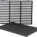 Stanbroil Cast Iron Cooking Grate for Weber Genesis II and Genesis II LX 300 Series Gas Grills - Grill Grid Grate for Weber Genesis 2022 - Replacement Parts for Weber 66095, Set of 2