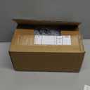 PTSTING Silverware Caddy Black Wood Silverware Holder Paper Plate Dispenser Utensil Caddy Cutlery Flatware Organizer Box for Spoons Forks Plates Napkins