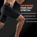 Shock Doctor Compression Shorts with Protective Bio-Flex Cup, Moisture Wicking Vented Protection - Adult