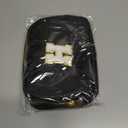 Father's Day Gift: Personalized Crossbody Bag - Initial White H, Black