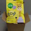 SmartLifeco Eco-Friendly Kids Flossers (100ct) - The Original Straw Wheat Dental Floss Picks For Children, Fluoride & PFA Free, Toothpick Flossing Sticks For Toddler Teeth, No Shred Thread, Unflavored