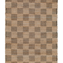Handwoven Natural Jute Geometric Area Rug, 9'x12' – Premium 0.5-Inch Thick Carpet for Living Room, Bedroom, Dining, Kitchen, and Modern Farmhouse Décor