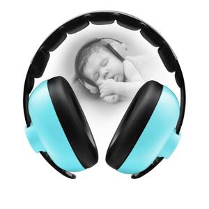 BBTKCARE Earmuffs Infant Hearing Protection Baby Headphones Noise Cancelling Headphones for Babies for 3 Months to 3 Years (Bluish Green)