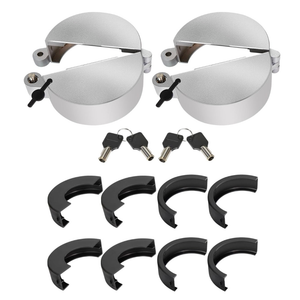 Upgrade Semi Truck Locking Fuel Cap Cover, with Two Keys, Fit for Kenworth, International, Mack, Volvo