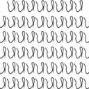 58PCS 1.2x1inch Black Metal Curtain Hooks Hardware Hanger Kitchen Bathroom Accessories