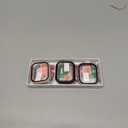 6 Pack Case with Tempered Glass Screen Protector for Apple Watch Series 11 Series 10 42mm, Full Protective Hard PC Bumper Cover for Apple Watch 42mm (Black/Clear/Rose Gold/Pink/Blue/Green)