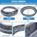 Upgraded DC64-02805A Washer Door Boot Seal Compatible with Samsung Washer Seal Replacement Parts Door Diaphragm WF393BTPARA/A2, WF395BTPASU/A2, WF395BTPAWR/A2, WF405ATPAWR/A2, WF405ATPASU Door Gasket