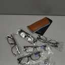 NOVIVON 6 Pack Reading Glasses for Women, Reading glasses men, Blue Light Blocking Readers, Computer eye glasses, Cheaters +2.25 Black Leopard and Clear