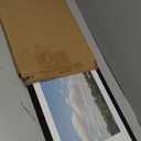 upsimples 12x36 Picture Frame, Display Pictures 10x30 with Mat or 12 x 36 Without, Wall Hanging Long Frames, Black, 1 Pack