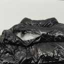 Calvin Klein mens Quilted Water-resistant Puffer Jacket (Medium, Snap Front Black)