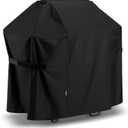 SunPatio BBQ Grill Cover 52 Inch, Outdoor Durable Waterproof Gas Barbecue Cover, Compatible for Weber Spirit 200 and 300 Series, Charbroil and Kenmore Grills, Compared to Weber 7106, 52" x 26" x 43"H
