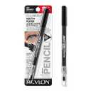 REVLON ColorStay Multiplayer LiquidGlide Eye Pencil, MultiUse Makeup With Blending Brush, Blends Then Sets, Creamy Texture, Waterproof, Smudgeproof, Longwearing, 401 Checkmate, 0.03 Oz