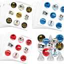 540 Graduation Stickers on 60 Sheets, Class of 2026 Congrats Grad Stickers for Graduation Party Favors, Candy Labels, Treat Bags, Gift Seals & Decorations