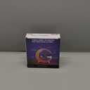 2025 New Mini LED Table Lamp, Wireless Charging Atmosphere Lamp, Bluetooth Speaker, Dimmable Night Light, Bedside Lamp, Alarm Clock for Christmas Gifts (Black)